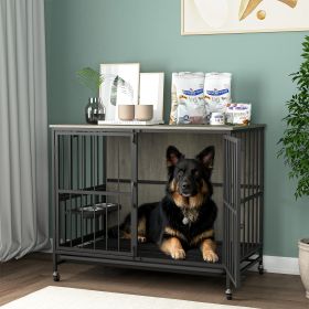 Modern Kennel Dogs room (Color: Antique Gray)