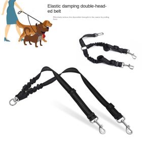 Dog Double Leashes (Colour: Red)