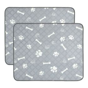 2Pcs Washable Pee Pads For Puppies (Size: L)