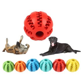 Dog Squeaky Ball Toy (Color: Sky Blue, Size: 2.7 Inch)