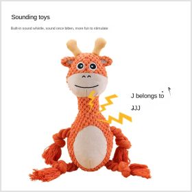 Dog Chew Toys Plush Sound Toys (Colour: Elephant Baby)