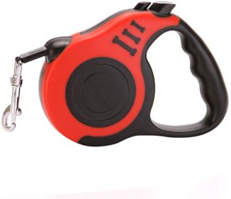 Dog Leash Retractable For Small Medium Dog (Color: Red)