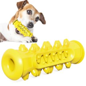 Dog Molar Toothbrush Toys Chew (Color: Basic Yellow)