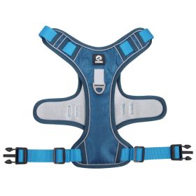 Cross Border Dog Tow Rope Vest For Large Dog (Colour: Lake Blue, Specification (L * W): L)