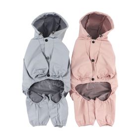 Dog Clothing Waterproof And Breathable (Colour: Pink, Size: L)