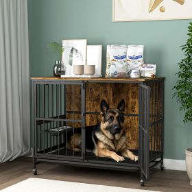 Modern Kennel Dogs room (Color: Antique brown)