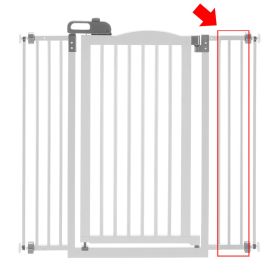 Tall One Wood Gate Extension (Option: Touch Gate II Extension in White)