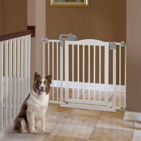 One Wood Gate Extension (Option: Touch Gate II in White)