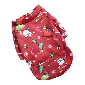 Small Dog Hoodie Coat (Color: Red Saint, Size: L for 3.5-4.5kg)